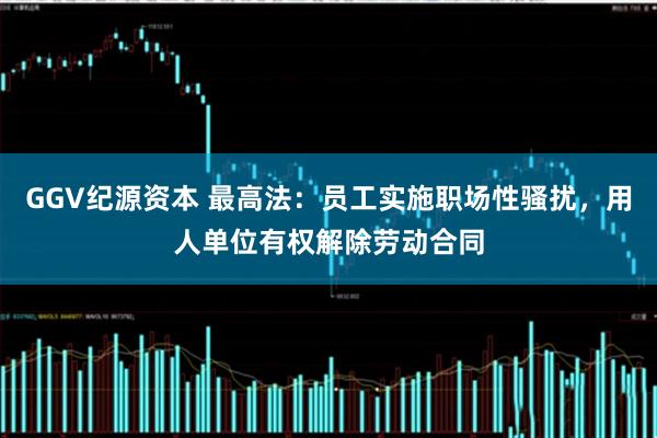 GGV纪源资本 最高法：员工实施职场性骚扰，用人单位有权解除劳动合同