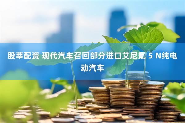 股莘配资 现代汽车召回部分进口艾尼氪 5 N纯电动汽车